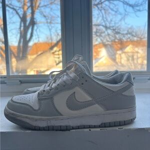 Nike Gray and White Women's Sneakers